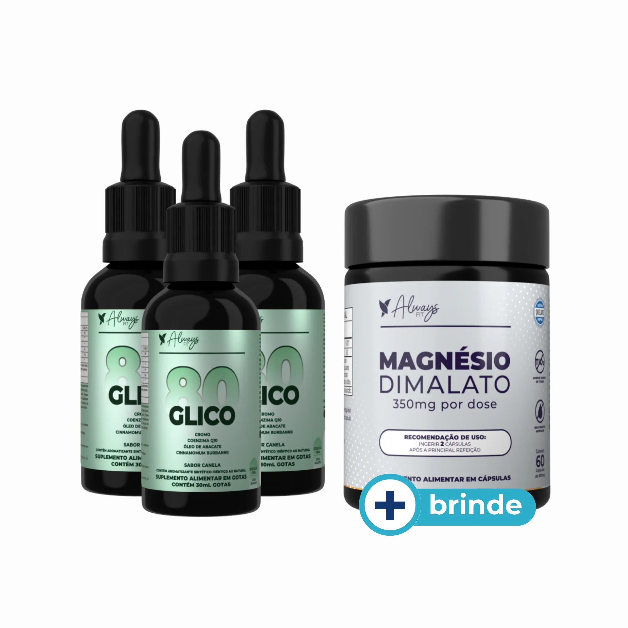 Glico80® - Óleo de abacate, Canela, Q10 e Cromo