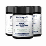 N-Acetil L-Cisteína NAC - 600mg - Precursor da Glutationa - 30 Cápsulas