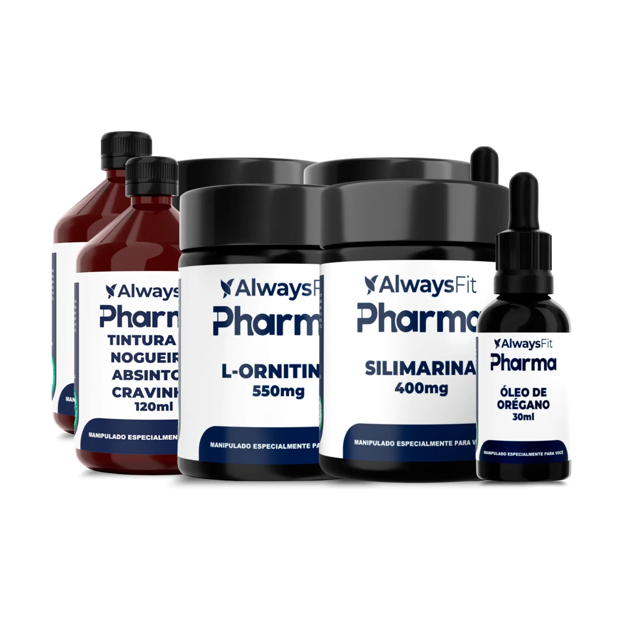 Protocolo Natural (Tintura de Nogueira Negra + Cravo + Artemísia, Silimarina, Ornitina, Óleo de Orégano) – 30 Dias