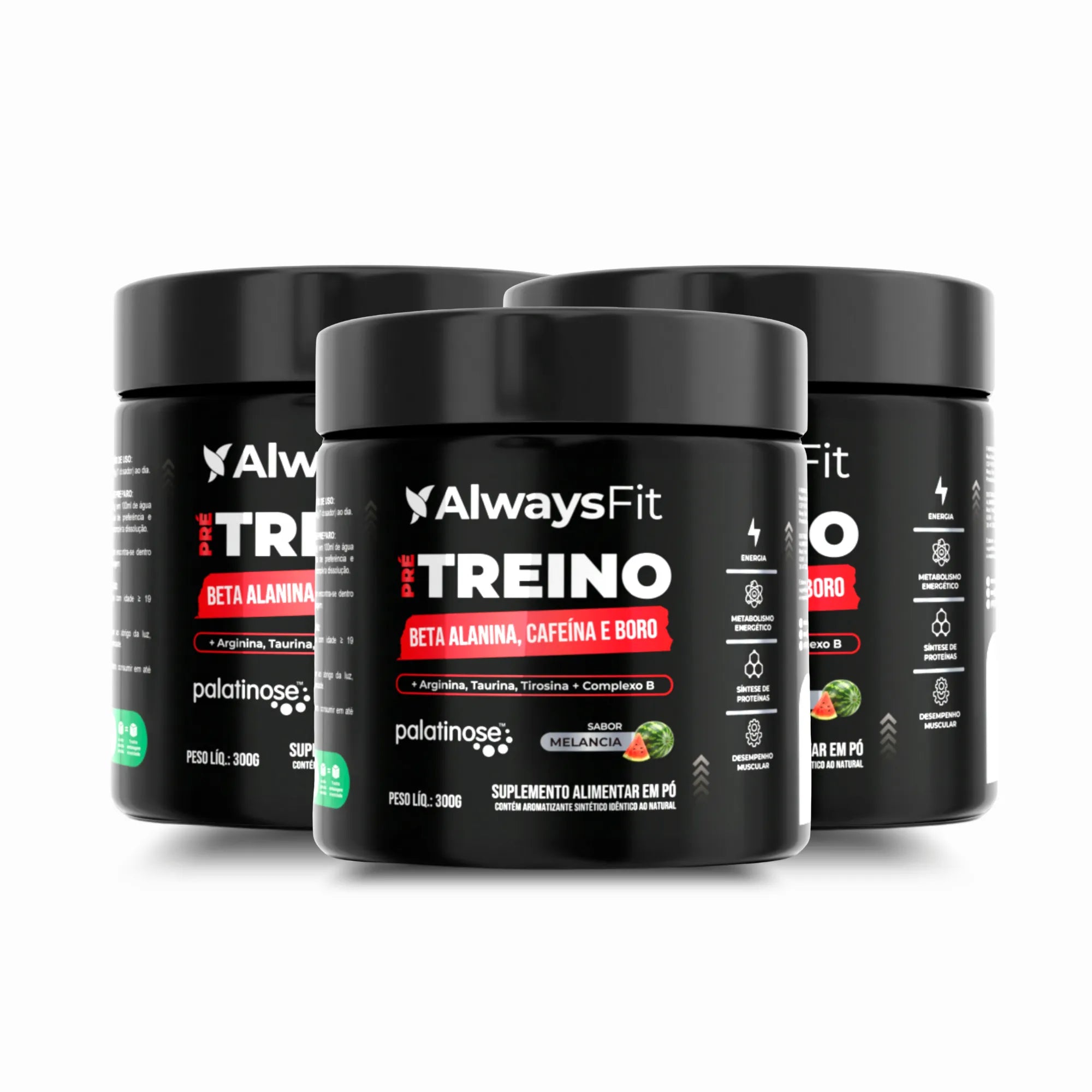 Pré-Treino Always Fit – Sabor Melancia