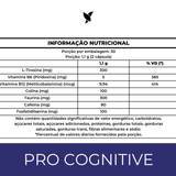 Pro Cognitive - Fosfatidilserina, Tirosina, Taurina, Cafeína, Colina, Piridoxina e Metilcobalamina - 60 Cápsulas