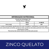 Zinco Quelato (Bisglicinato) - 29,59mg - 60 Cápsulas