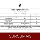 Curcumais - Cúrcuma, Vitamina D3, K2, MSM, Colágeno Tipo 2 e Condroitina