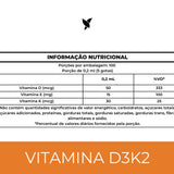 Vitamina D3+K2 (MK-7) em Gotas - 2000 UI D3 e 30 mcg K2 por Dose - 20ml
